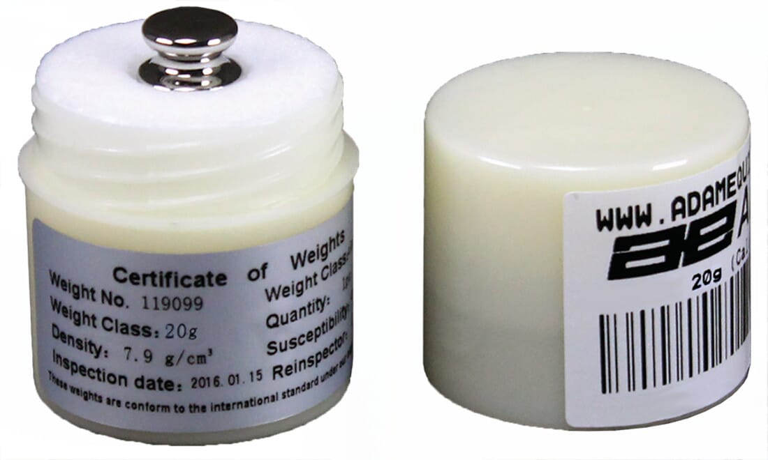 Pesas ASTM-ASTM 0 - 20g