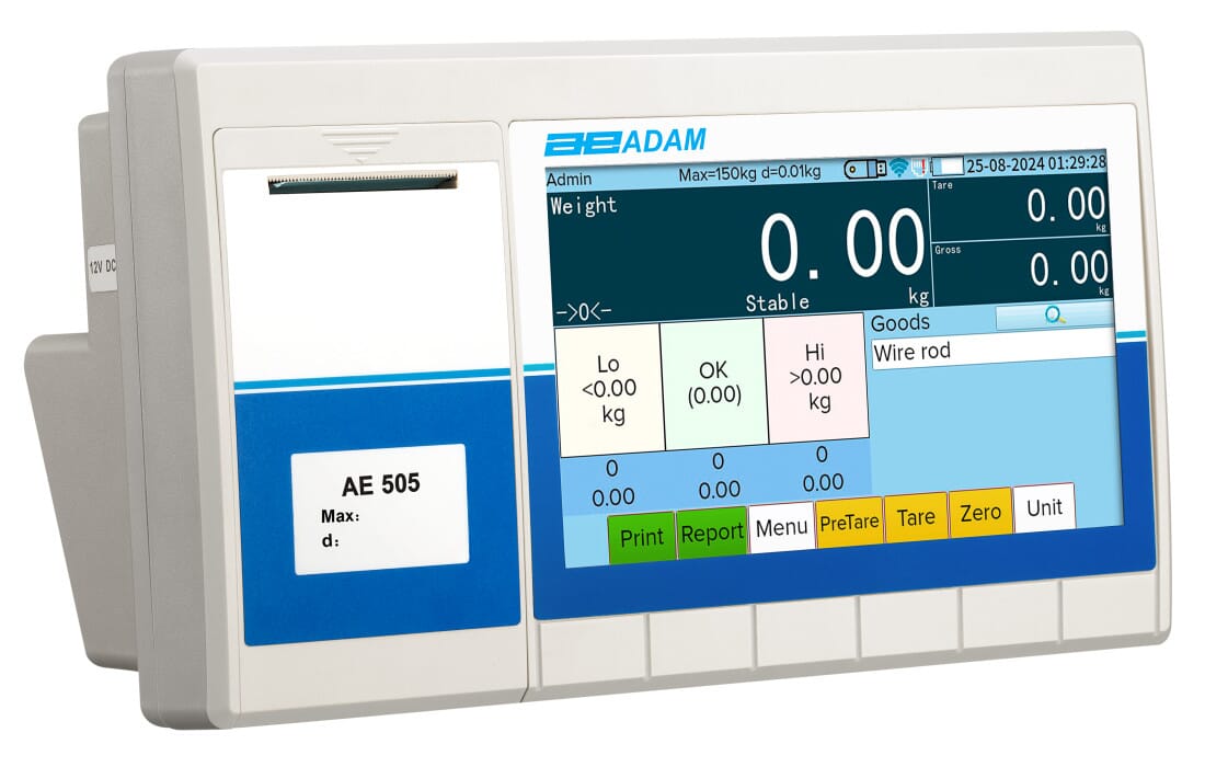 AE 505 Touch-Screen Label Printing Indicators