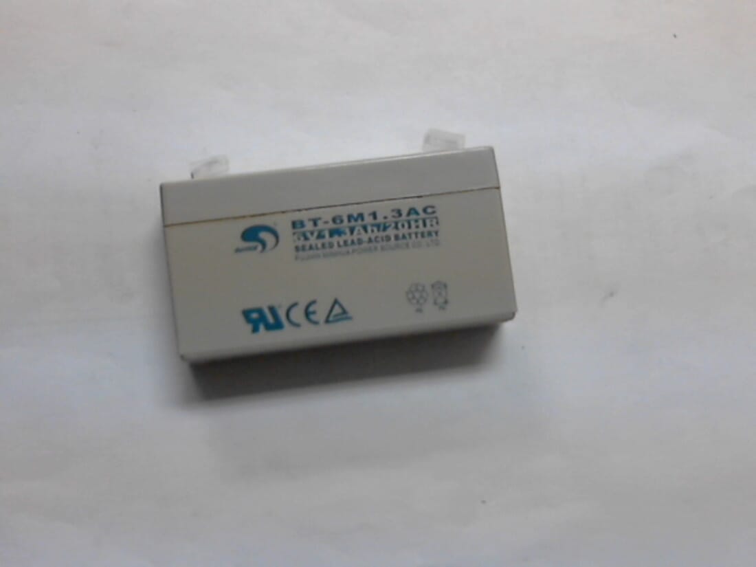 6VDC 1.3aH Rechargeable Battery-309409012