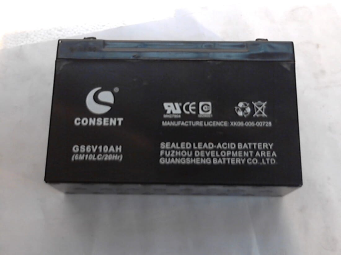 Batería recargable 6VDC 1.0aH-700400031
