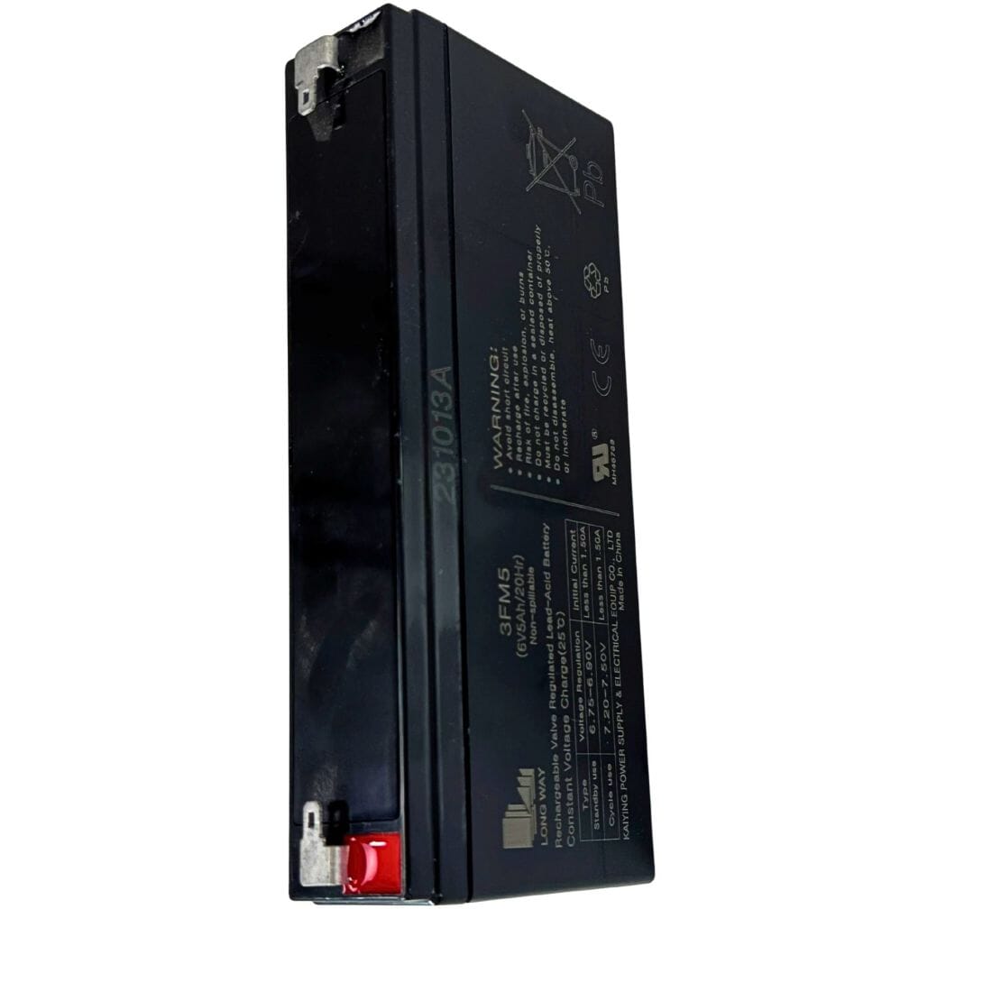 6VDC 5aH Rechargeable Battery-303409100